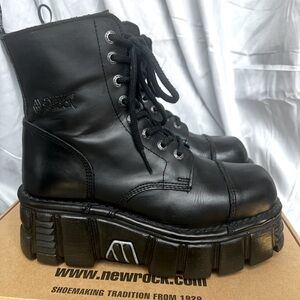 New Rock Military Boot Sz EU39 W9 M7